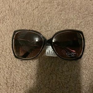 Jessica Simpson brown sunglasses